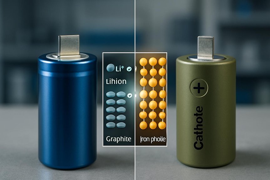 comparing li ion vs lifepo4 chemistries