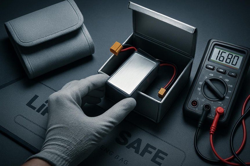 lipo storage voltage temperature balance