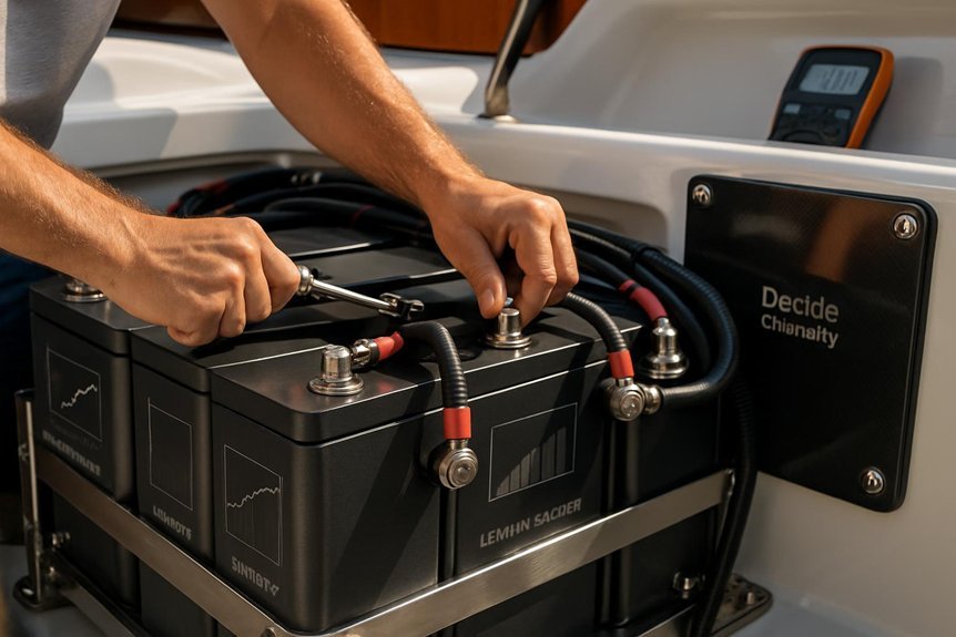 marine lithium system sizing and safety