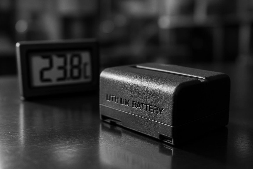 temperature affects battery aging rates
