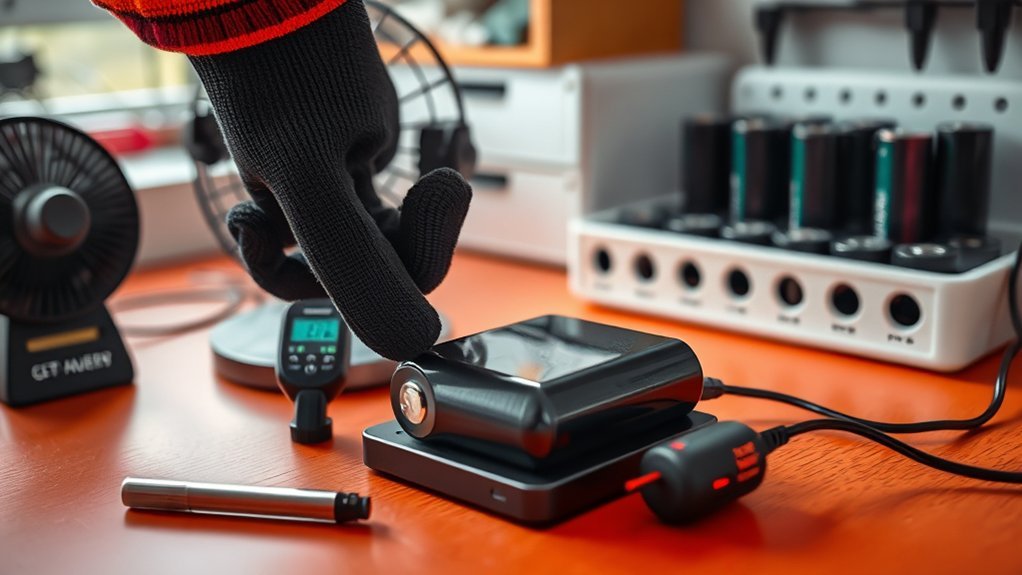 proper lithium battery charging