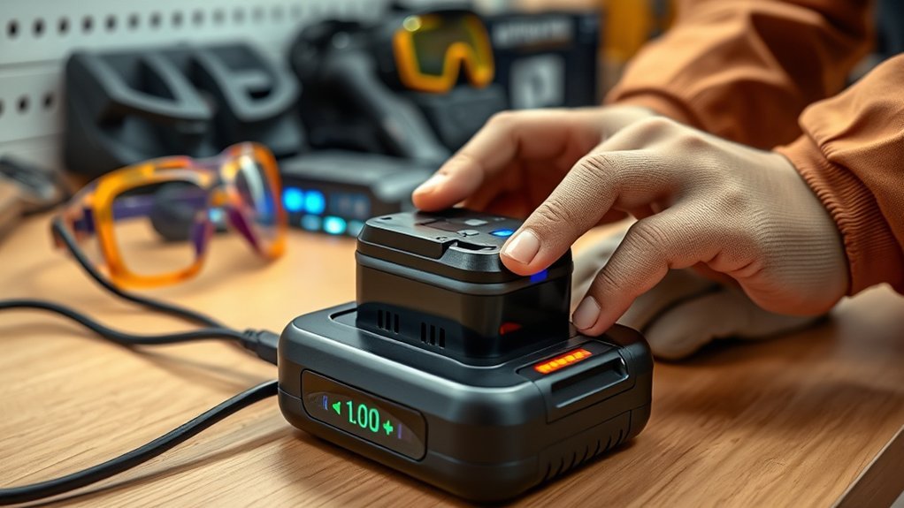 proper lithium battery charging