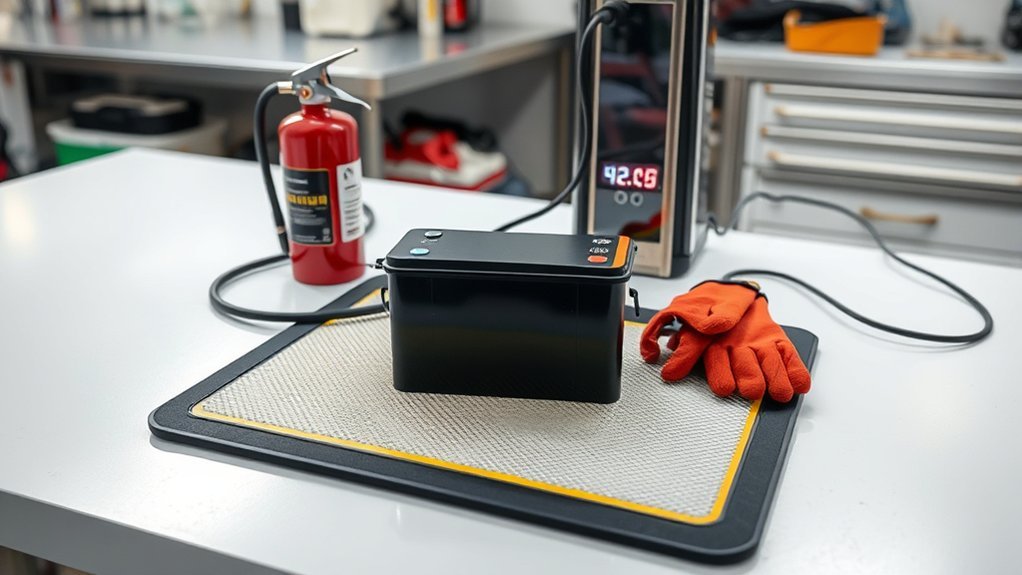 safe lithium battery charging