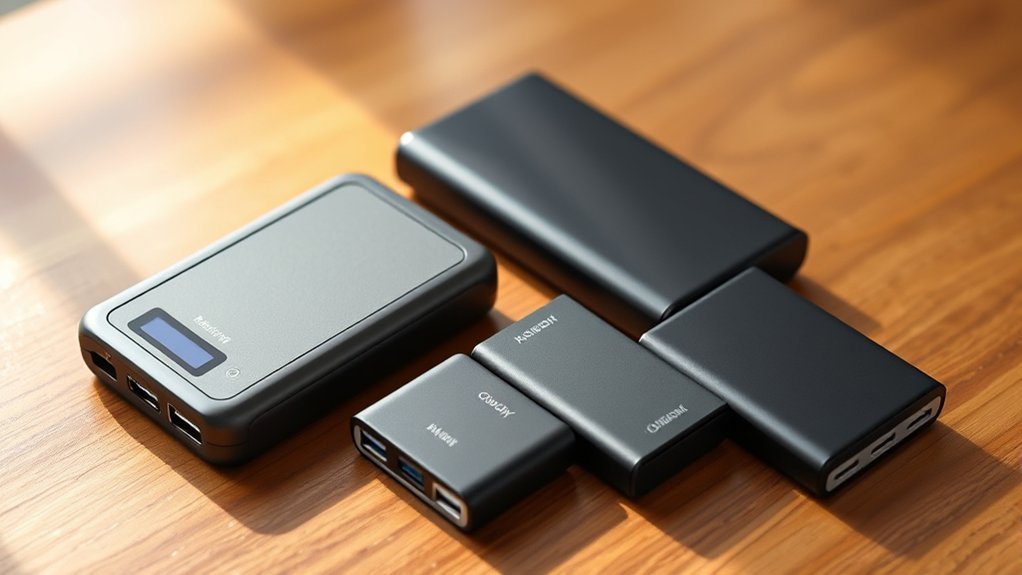 size portability battery capacity