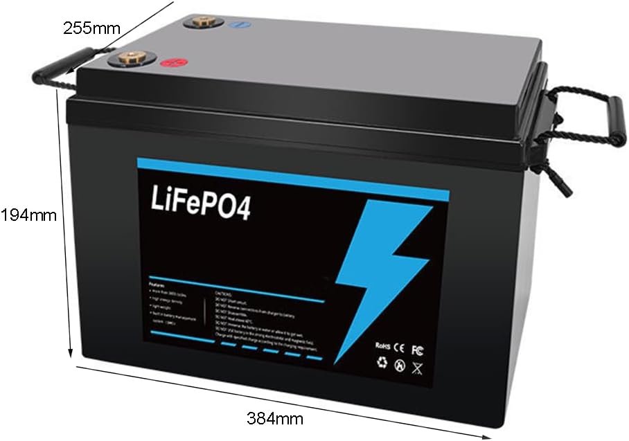 12V 90Ah 120Ah 150Ah 180Ah 200Ah 250Ah300Ah 105Ah Lithium Iron Phosphate LiFePO4 Battery for Home Energy Storage Solar Back-up Power Golf Cart RV,12v 180ah 12V 90Ah 120Ah 150Ah 180Ah 200Ah 250Ah300Ah 105Ah Lithium Iron Phosphate LiFePO4 Battery for Home Energy Storage Solar Back-up Power Golf Cart RV,12v 180ah