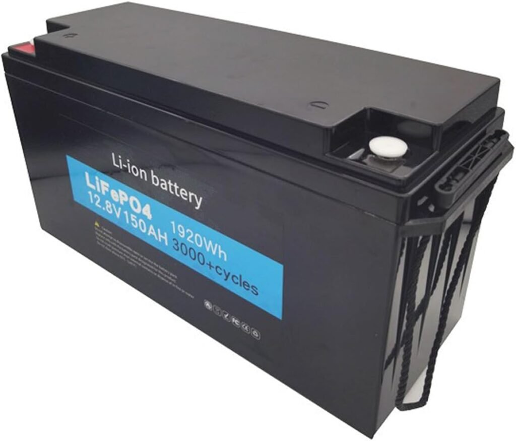 12V LiFePO4 Lithium Battery 150Ah 3000+ Deep Cycle Marine Battery 12.8V 150Ah Lithium Batteries for Trolling Motor/Boat/Golf Cart/RV/Solar Backup Battery 12V LiFePO4 Lithium Battery 150Ah 3000+ Deep Cycle Marine Battery 12.8V 150Ah Lithium Batteries for Trolling Motor/Boat/Golf Cart/RV/Solar Backup Battery