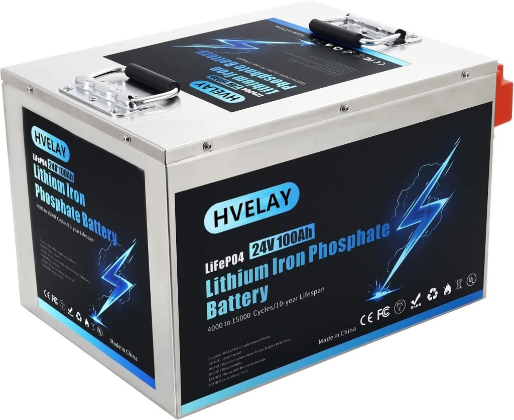 24V 100Ah LiFePO4 Lithium Battery, Up to Cycles, Built-in Smart BMS, Perfect for RV, Solar, Marine, Overland/Van, and Off Grid Applications 24V 100Ah LiFePO4 Lithium Battery, Up to Cycles, Built-in Smart BMS, Perfect for RV, Solar, Marine, Overland/Van, and Off Grid Applications