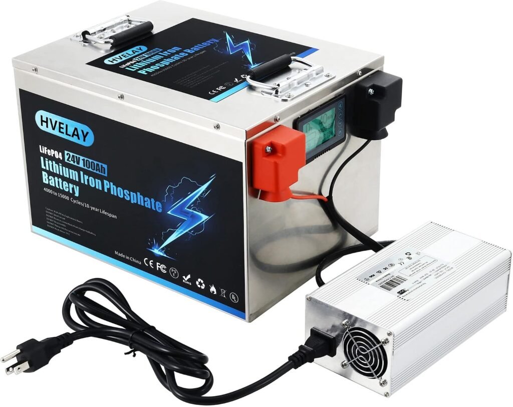 24V 100Ah LiFePO4 Lithium Battery, Up to Cycles, Built-in Smart BMS, Perfect for RV, Solar, Marine, Overland/Van, and Off Grid Applications 24V 100Ah LiFePO4 Lithium Battery, Up to Cycles, Built-in Smart BMS, Perfect for RV, Solar, Marine, Overland/Van, and Off Grid Applications