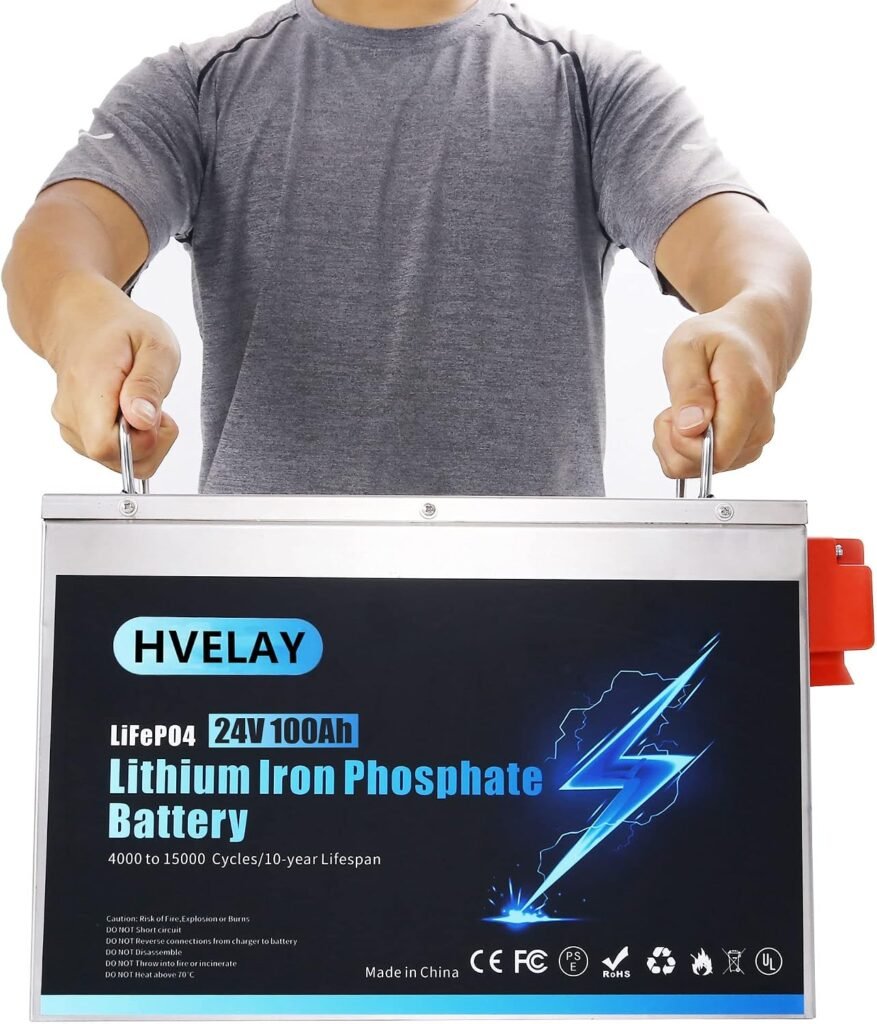 24V 100Ah LiFePO4 Lithium Battery, Up to Cycles, Built-in Smart BMS, Perfect for RV, Solar, Marine, Overland/Van, and Off Grid Applications 24V 100Ah LiFePO4 Lithium Battery, Up to Cycles, Built-in Smart BMS, Perfect for RV, Solar, Marine, Overland/Van, and Off Grid Applications