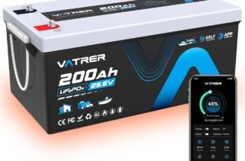 24V 200AH Self-Heating Trolling Motor LiFePO4 Lithium Battery, VATRER POWER Deep Cycle LiFePO4 Battery with 5120W Built-in 200A BMS for Trolling Motors, Marine, RV, Off-Grid Applications 24V 200AH Self-Heating Trolling Motor LiFePO4 Lithium Battery, VATRER POWER Deep Cycle LiFePO4 Battery with 5120W Built-in 200A BMS for Trolling Motors, Marine, RV, Off-Grid Applications