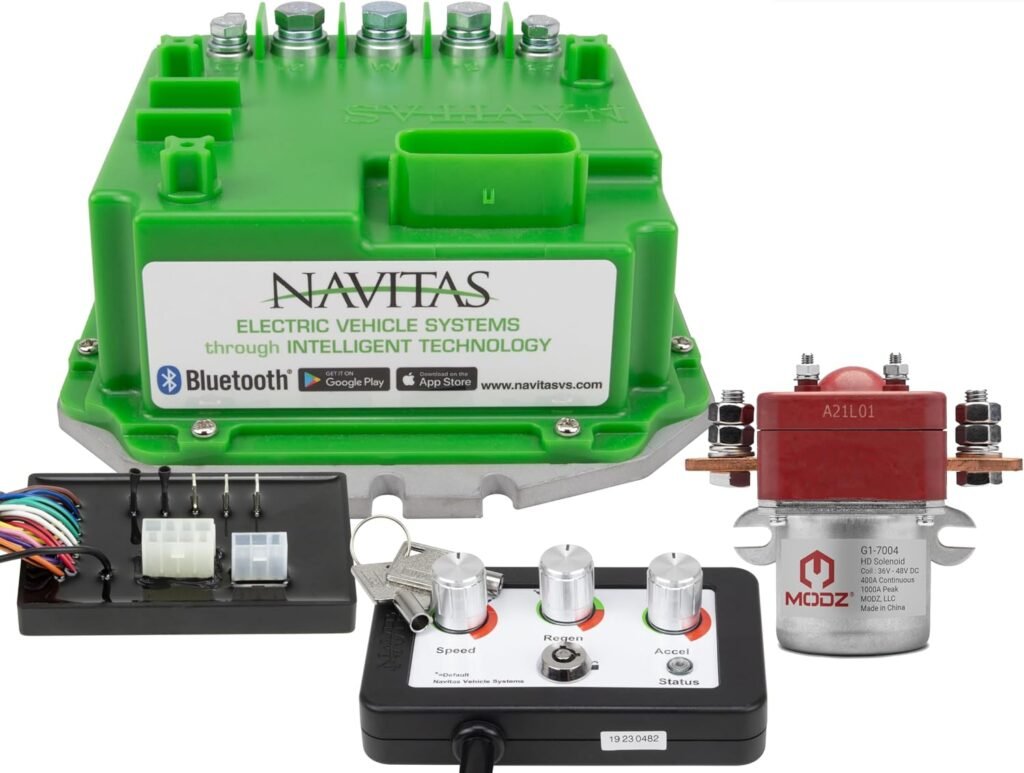 Navitas 440-Amp Club Car DS Series Golf Cart Controller Kit with On-The-Fly Programmer and MODZ® Heavy Duty Solenoid Navitas 440-Amp Club Car DS Series Golf Cart Controller Kit with On-The-Fly Programmer and MODZ® Heavy Duty Solenoid