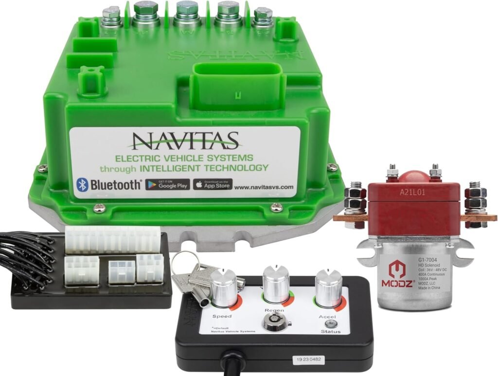 Navitas 440-Amp Club Car DS Series Golf Cart Controller Kit with On-The-Fly Programmer and MODZ® Heavy Duty Solenoid Navitas 440-Amp Club Car DS Series Golf Cart Controller Kit with On-The-Fly Programmer and MODZ® Heavy Duty Solenoid