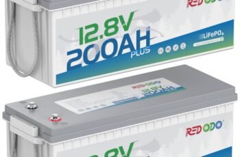 Redodo 12V 200Ah Plus Lithium LiFePO4 Battery (Pack 2), Max 2560W Power Output, 200A BMS Protection, 4000-15000 Deep Cycles,Perfect for Home Solar Storage, RV, Marine, etc Redodo 12V 200Ah Plus Lithium LiFePO4 Battery (Pack 2), Max 2560W Power Output, 200A BMS Protection, 4000-15000 Deep Cycles,Perfect for Home Solar Storage, RV, Marine, etc